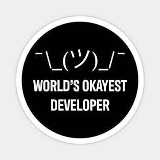 Developer World Okayest Developer Magnet